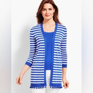 TALBOTS | Natalie Stripe Cardigan